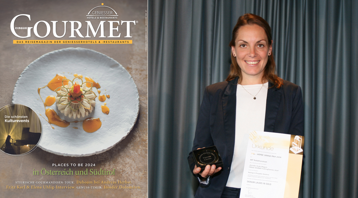 Werbe Grand Prix für Genießer-Magazin CIRQUE GOURMET Werbe Grand Prix für Genießer-Magazin CIRQUE GOURMET