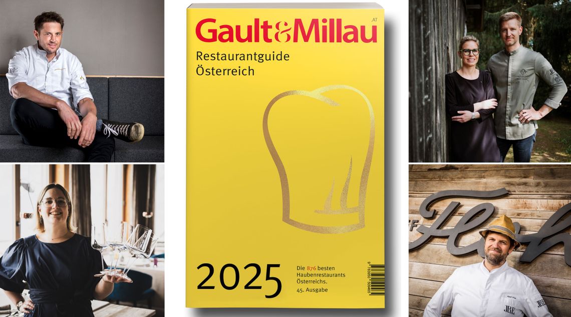 Gault Millau 2025 – Vom Koch d. Jahres, Sonder-Awards u.v.m.: JRE-Österreich räumt ab! Gault Millau 2025 – Vom Koch d. Jahres, Sonder-Awards u.v.m.: JRE-Österreich räumt ab!