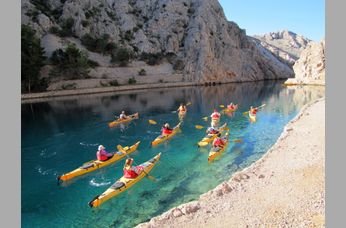 Kayaking um Rab Zavratnica-Bay