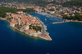 Insel Rab - Luftaufnahme